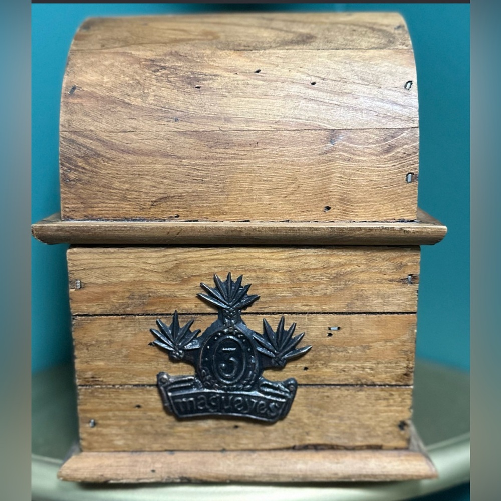 Vintage Mini Chest with Magueyes Placard